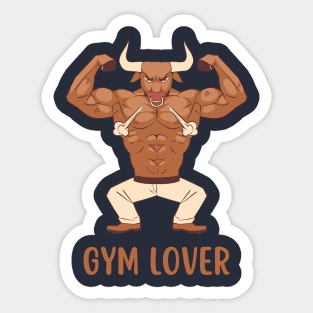 gym lover Sticker